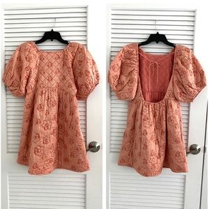 New Kimchi Blue Astrid Embroidered Babydoll Dress